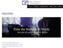 Tablet Screenshot of painttheworldwithwords.com